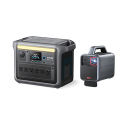Anker SOLIX C1000 Portable Power Station + Nebula Mars 3