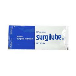 Surgilube Lubricating Jelly - Carbomer free 5 Gram Individual Packet Sterile (1050804_CS)