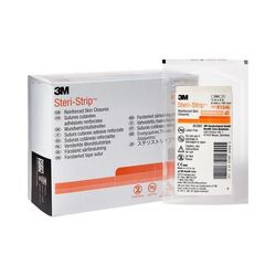 Steri-Strip Skin Closure Strip 1/4 X 4 Inch Nonwoven Material Reinforced Strip White (5784_CS)