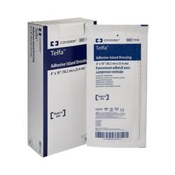 Telfa Island Dressing 4 X 10 Inch Rectangle Sterile (317991_CS)