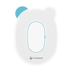 SenSura Mio Baby Flex Ostomy Barrier Trim to Fit, Standard Wear Adhesive without Tape 35 mm Flange Gray Code System 0 to 1-9/16 Inch Opening (1124361_