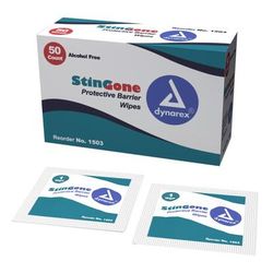 StingGone Skin Barrier Wipe 20% Strength Polyaminopropyl Biguanide Individual Packet NonSterile (770594_BX)