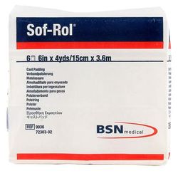Sof-Rol Cast Padding Undercast 6 Inch X 4 Yard Rayon NonSterile (4892_CS)