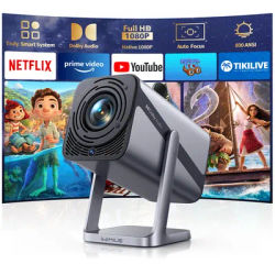 IWIMIUS 4k Projector Official Netflix 800ANSI Auto Focus/Keystone FHD 1080p WIFI 6 Bluetooth5.2 Dolby 360° Rotate Home Theater