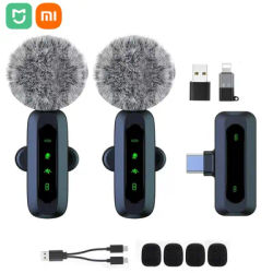 Xiaomi New Wireless Lavalier Microphone Portable Mini Microphone Audio Video Recording Livestreaming Gaming For IPhone Android