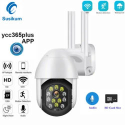 Ycc365 Plus WIFI Surveillance Camera Outdoor 1080P Two Ways Audio Waterproof Wireless Security Protection IP Camera