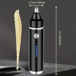 Nose Hair Trimmer Electric Shavers with Ear pick,Painless Eyebrow Facial Hair Removal for Men Women,Ideal Gift Nose Hair Remover