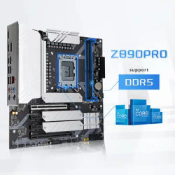 HISWISER Intel Z890 PRO Micro ATX Motherboard LGA 1851 slot Core Ultra 200 Series Ultra5 Ultra7 Ultra9 CPU M.2 SSD DDR5 Memory