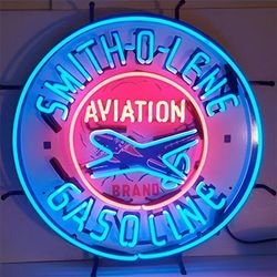 Neonetics Smith-O-Lene Gasoline 24-Inch Neon Sign