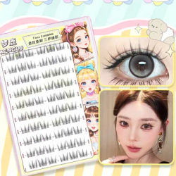 No Glue False Eyelashes extenstions Korean Style Girl Group Lashes Natural Looking Volume Lashes For Women Party Daily