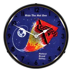 Collectable Sign and Clock Conoco The Hottest Brand Going Backlit Wall Clock