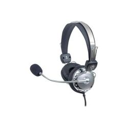 Manhattan Stereo Over-Ear Headset (3.5Mm), Microphone Boom (Padded), Adjustable Steel Headband, In-Line Volume Control, Ear Cushions, Std 2X 3.5Mm Stereo Jack/plug For Audio/mic Use, Cable 2.5M, 3 Year Warranty - Headset