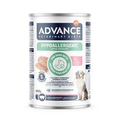 6x400g Pork Hypoallergenic Veterinary Diets Advance Wet Dog Food