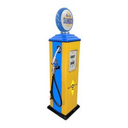 Roadside Relics Blue Sunoco Erie Style Gas Pump Replica