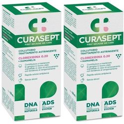 Curasept Collutorio Trattamento Astringente Set da 2 2x200 ml
