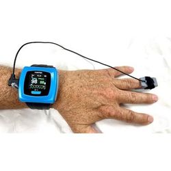 Wrist-Worn Pulse Oximeter with Digital Software Download and Download Cable
