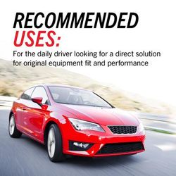 Powerstop Brake Disc & Pad Kit Z17 OE Replacement, Front, 2-year / 24000-mile limited warranty SC6055