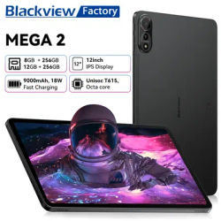 Blackview MEGA 2 Tablet PC 8+12 RAM 256GB ROM 12'' 2K FHD+Display Octa-core 16MP Rear AI Main Camera 9000mAh Battery 4G Tablets