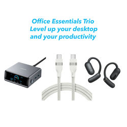 Anker Prime Charger (250W, 6 Ports, GaNPrime) +Anker USB-C to C Cable +Soundcore AeroFit 2