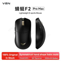 VGN Dragonfly F2 Pro Max F2 Ultra+ Lightweight Wireless Gaming Mouse Dual 8k Tri-Mode Long Battery Life Ergonomic E-sports Mouse