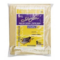 Johnny Vac AS6 Genuine Paper Vacuum Bags 256, 5 Pack