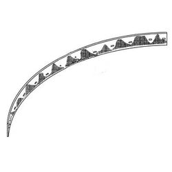 Taski 1250B Front Squeegee Blade 32.25" Long 192-1483