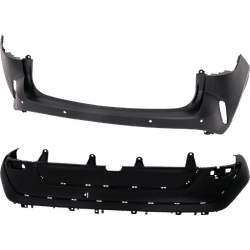 JC Whitney Bumper Cover Primed, Rear, Upper & Lower, 1-year unlimited-mileage warranty SET-RL76010065P-A