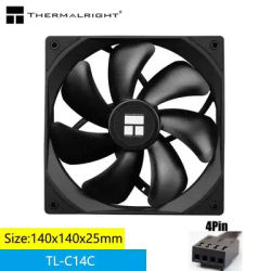 Thermalright TL-C14CW/14C-S 14cm Cooling Fan 5V 3PIN ARGB pc gamer Adjust Speed Cooler argb Adjustable PC Case Fan ventilador