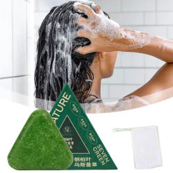 Nature Seven Green Soaps Shampoo Tracditional Anti-Dandruff Shampoo Bar Natural Plant Extracts For Gentle Hair Scalp Care