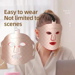 New 8 Colors Photon Nir Light Skin Rejuvenation for Facial 850nm Led Red Infrared Led Face Mask Red Light Therapy Photon Mask