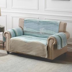Maui Loveseat Quilted Furniture Protector by Greenland Home Fashions in Multi (Size OS)