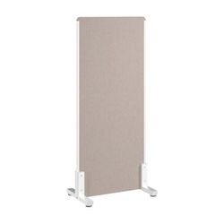 Workpro Motiva Freestanding Privacy Screen, 55"h X 24"w X 15"d, Warm Beige, Installation Included