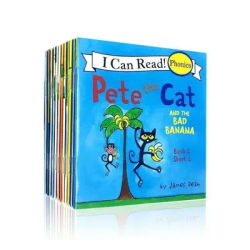 I Can Read Phonics Series Pete The Cat Pocket Book 12 Volumes English Books for Children