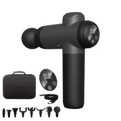 6/99 Speeds Massage Gun Deep Tissue, Back Massager Gun for Athletes Muscle Massage Gun for Body with 4/8 Massage Heads
