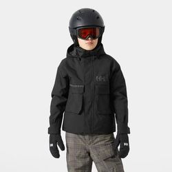 Helly Hansen Juniors' Powder LT Jacket Black 10