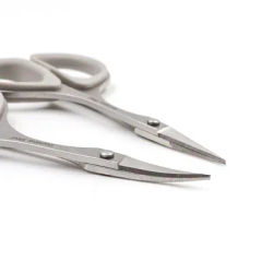 Professional Eyebrow Scissors Trimmer Straight Head and Curved Head for Volume Eyelash Extension High Quality Makeup Tool