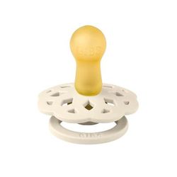 BIBS Boheme Pacifier, 4 Pack - Ivory/Blush/Woodchuck/Blossom - Size 1 (0-6 m)