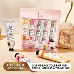5Pcs/set Plant Fragrance Hand Cream Sets Moisturizing Repair Anti Dry Sets Nourishing Hand skincare Lotion Sets Christmas gift