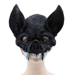 2025 masques d'Halloween effrayants de vampire accessoires de carnaval effrayants masques de cosplay maléfiques masque de chauve-souris d'Halloween couverture faciale de chauve-souris masque de Mardi