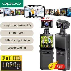 OPPO 8K Sports Action Camera Portable WiFi Digital Video Recorder Police Body Camera Infrared Night Vision Micro Camera New