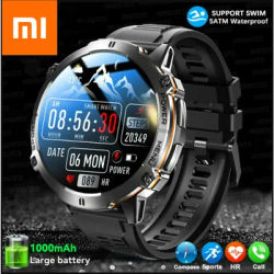 Xiaomi 2026 batteria AMOLED schermo Sport all'aria aperta smartwatch orologio da uomo bussola 10ATM impermeabile chiamata Bluetooth smartwatch