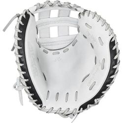 All Star PHX Paige Halstead 33" Fastpitch Softball Catcher's Mitt - Left Hand Throw White/Black