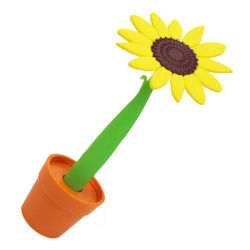 Creative Sunflower Ballpoint Pen Soft Ink Pen Potted Plant Smooth Writing Pen For Office School Teachers Students Stationery