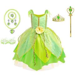 Settimana del libro 2026 Peter Pan Fiaba Principessa Elfo Campanellino Vestito Bambina Vestito Tulle Personaggi dei libri di fiabe Film Cosplay per bambine Carnevale per bambini Spettacolo mondiale Vestito educativo