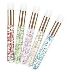 Wholesale Crystal Eyelash Cleaning Brushes For Eyelash Extensions Nose Blackhead Cleansing Brushes Lash Comb Makeup Tools