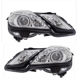 Hella Headlight Clear Lens, Driver & Passenger Side, 1-year limited warranty SET-H57011705141-A
