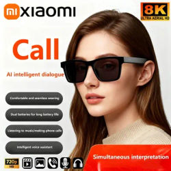 Xiaomi 8KHD AI Smart Glasses Photochromic Multifunction Bluetooth Calling Voice Assistant Music Player Translate Camera Glasses