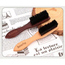 Barber Shop Beard Cleaning Wooden Brush Neck And Facial Dust Collector Hair Brush Household Hairdressing Styling Tool