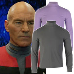 Star First Contact Trek Gray Undershirt Deep Space Nine Picard Sisko Uniforms ST Cosplay Costume Prop