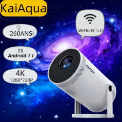Home theater outdoor portable projector Transpeed Android 11 260ANSI projector Allwinner 713 1280 * 720P4K180 BT 5.0